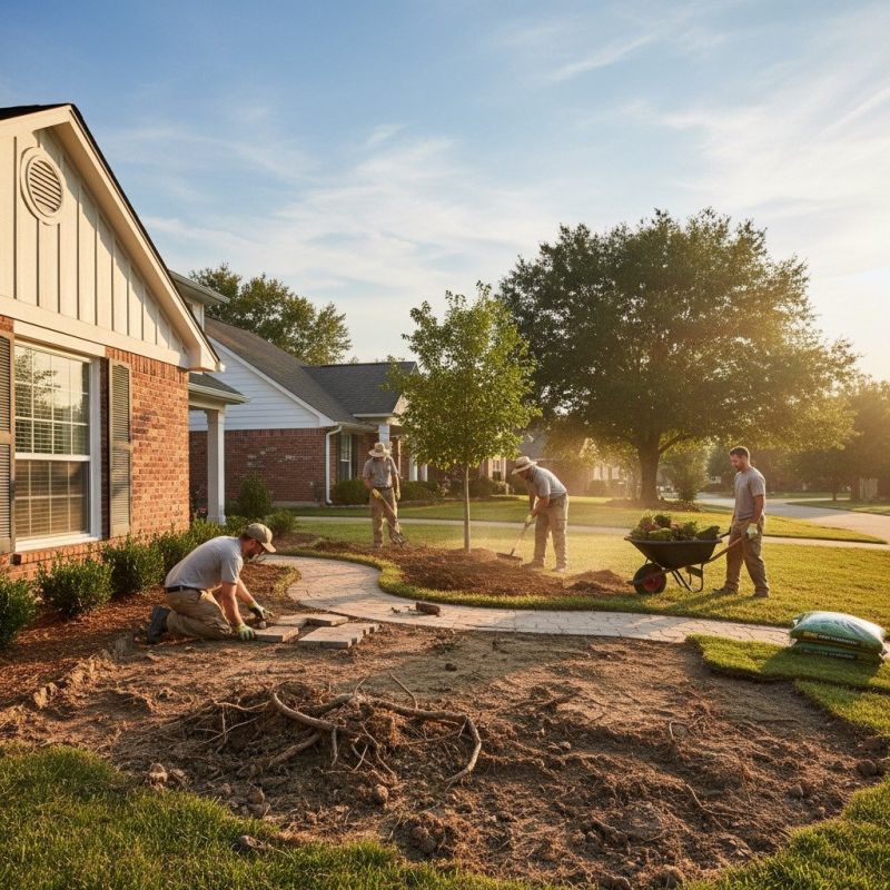 Damaged Yard Repair